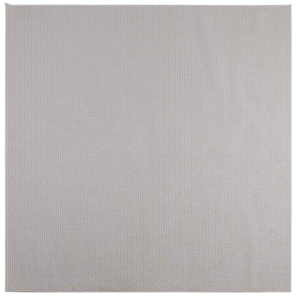 Kusové koberce Čtvercový LUGO Krémová 200 x 200 cm Polyester