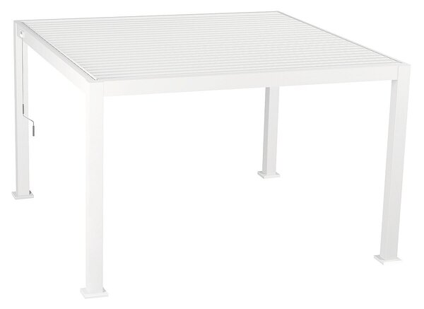 DEOKORK Zahradní hliníkový altán MEGAN 3,6x3,6 m (bílá)