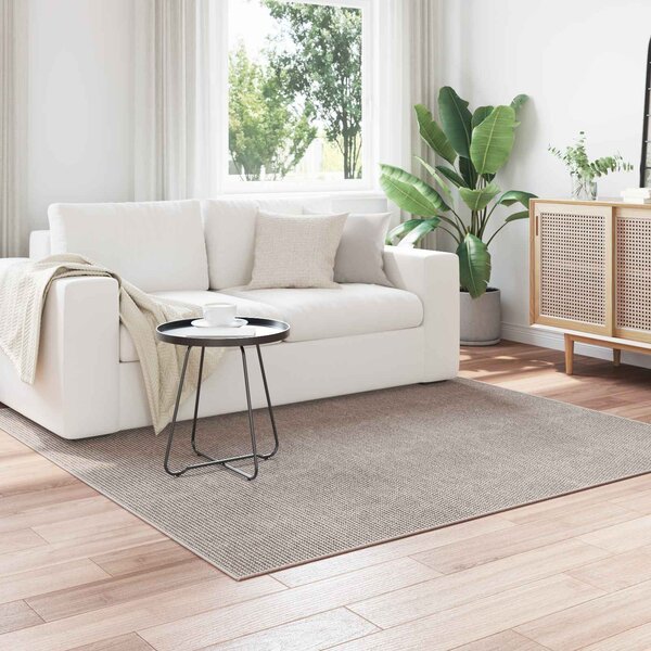 Kusové koberce Čtvercový LUGO Taupe 120 x 120 cm Polyester