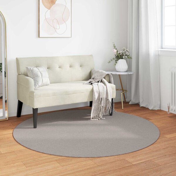 Kusové koberce Kulatý LUGO Taupe Ø 160 CM Polyester