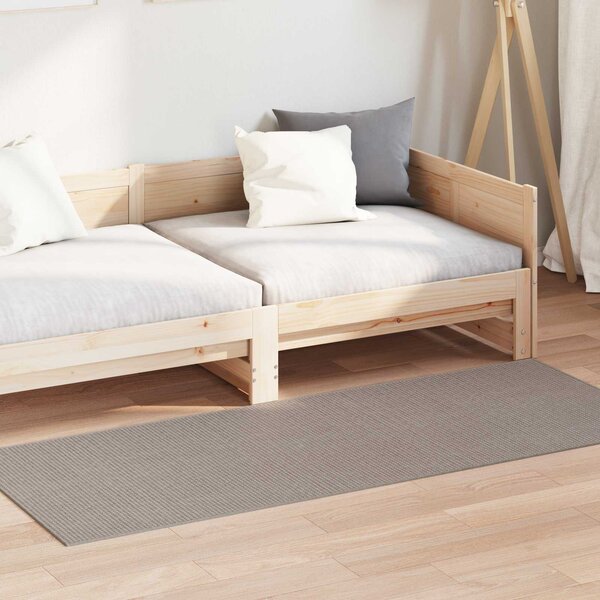 Kusové koberce LUGO Krémová a Taupe 200 x 80 cm Polyester
