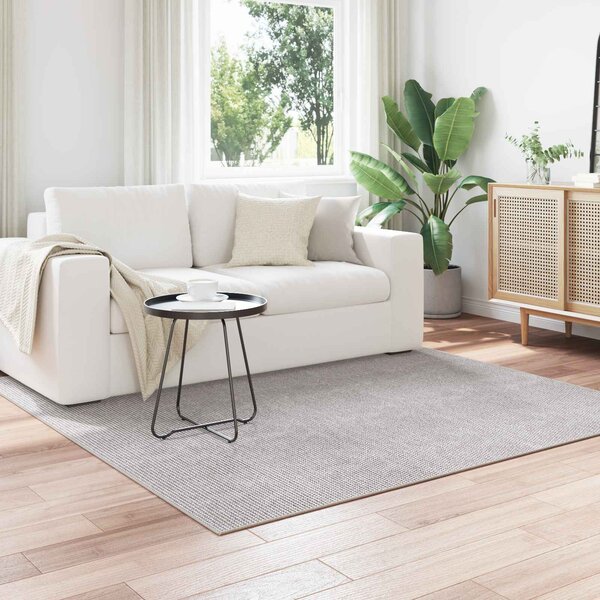 Kusové koberce LUGO Krémová a šedá 120 x 120 cm Polyester