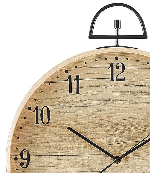 Nástěnné hodiny OPFIKON 40 cm Světle hnědá