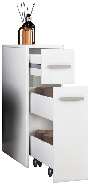 SPODNÍ SKŘÍŇKA, bílá, bílá, 19,9/61,4/45 cm MID.YOU - Koupelnové série, Online Only
