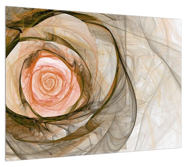 Moderní obraz růže (70x50 cm)