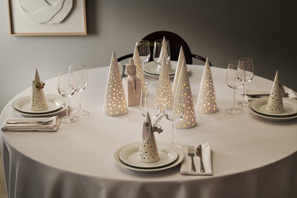 Kähler Design Svícen Nobili White - 30 cm KD134