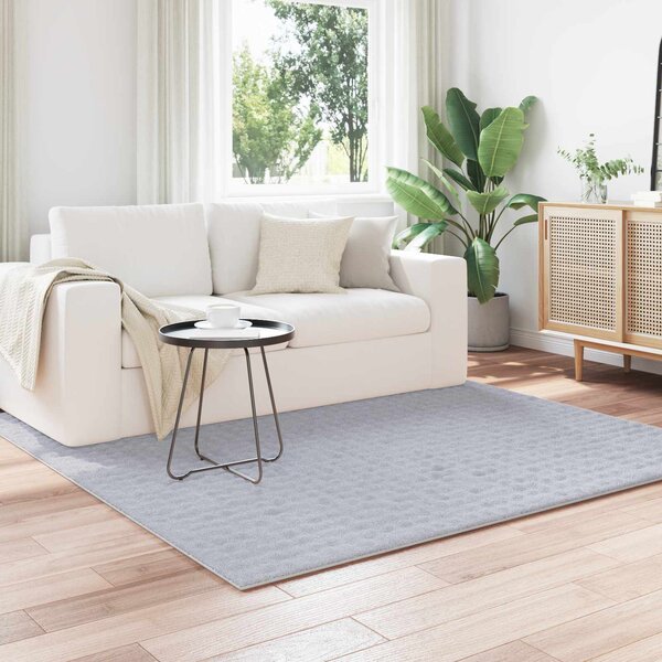 Kusové koberce Čtvercový SIROLO Šedá 200 x 200 cm Polyester