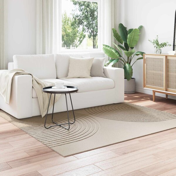 Kusové koberce Čtvercový GALATI Béžová 120 x 120 cm Polyester