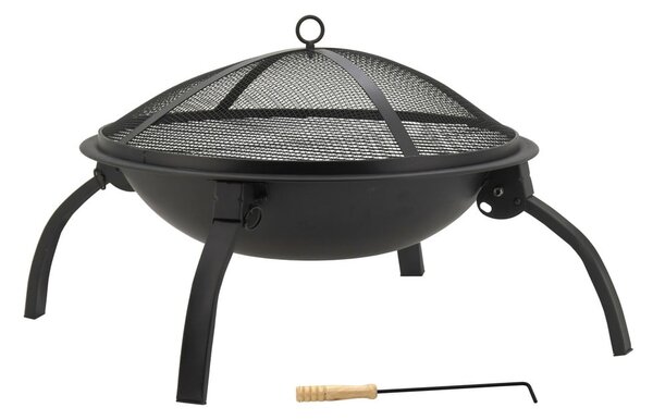 Ohniště s grilovací mřížkou a poklopem Cattara Vesuv, ø 48 cm