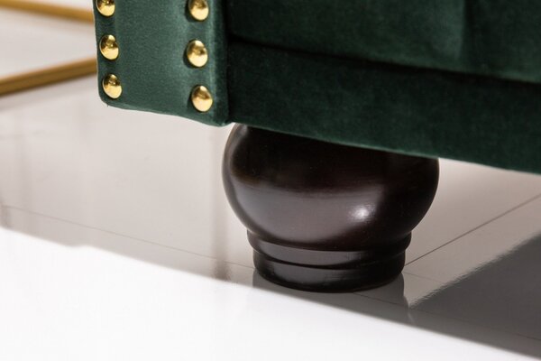 Pohovka Chesterfield Oxford 2M Dark Green Forest