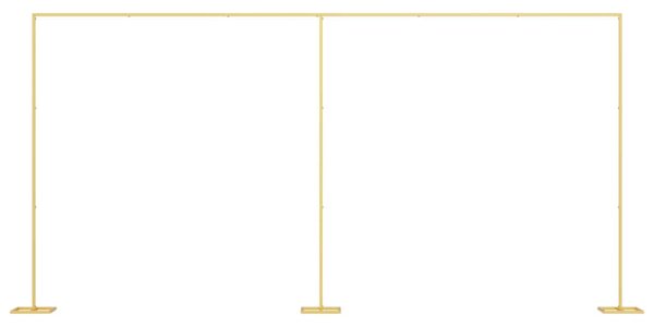 Svatební oblouk Zlatá 657 x 35 x 300 cm Ocel
