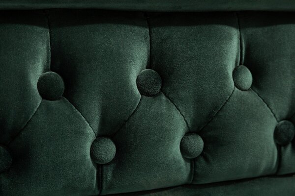 Pohovka Chesterfield Oxford 2M Dark Green Forest