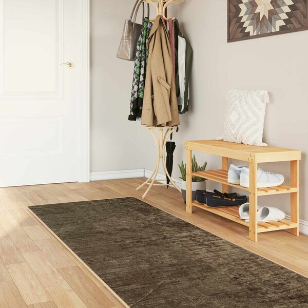 Běhoun MARSA Lesní zelená 100 x 300 cm Polyester a PVC