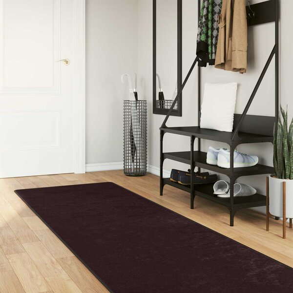 Běhoun MARSA Antracit 80 x 400 cm Polyester a PVC