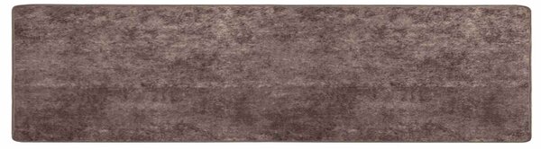 Běhoun MARSA Šedý 80 x 400 cm Polyester a PVC