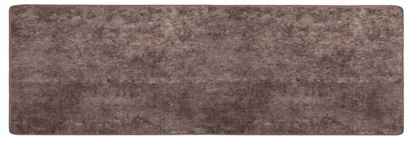 Běhoun MARSA Šedý 100 x 300 cm Polyester a PVC