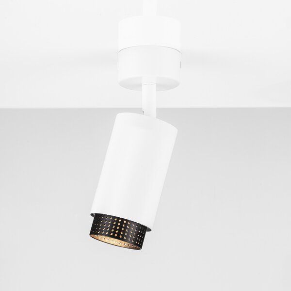 Nova Luce Bílé bodové světlo Nessi ll. 6 cm