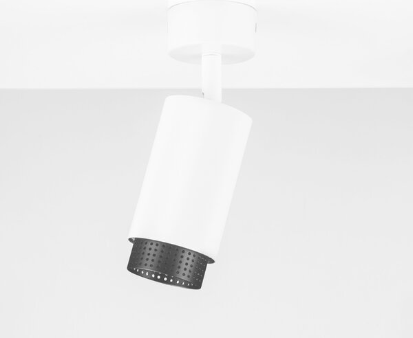 Nova Luce Bílé bodové světlo Nessi ll. 6 cm