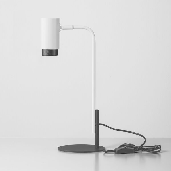 Nova Luce Bílá stolní lampa Nessi
