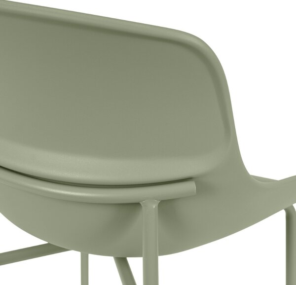 Somcasa Zelená plastová barová židle Fabian 66 cm