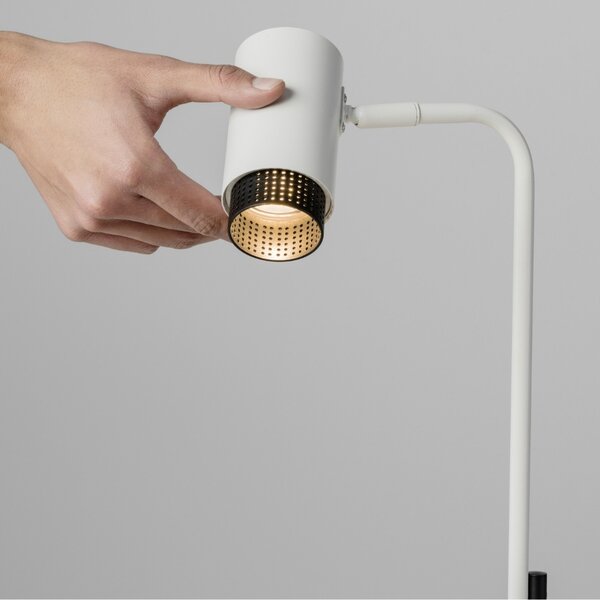 Nova Luce Bílá stolní lampa Nessi