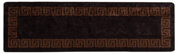 Běhoun MARSA Černý 80 x 350 cm Polyester a PVC