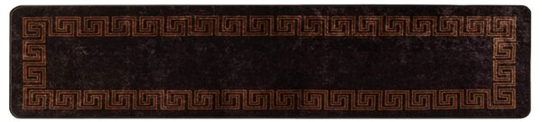 Běhoun MARSA Černý 50 x 450 cm Polyester a PVC