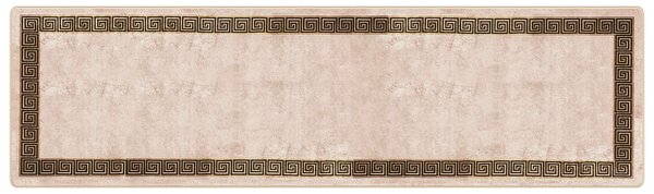 Běhoun MARSA Černý 100 x 350 cm Polyester a PVC