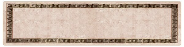 Běhoun MARSA Černý 100 x 400 cm Polyester a PVC