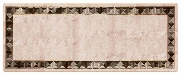 Běhoun MARSA Černý 100 x 250 cm Polyester a PVC