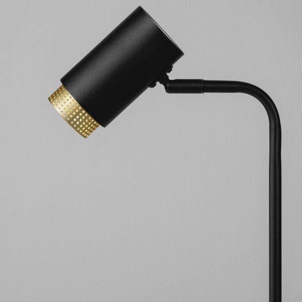 Nova Luce Černá stolní lampa Nessi