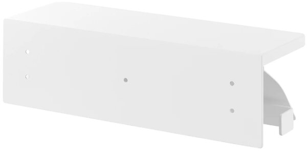 YAMAZAKI Bílý kovový držák na toaletní papír Tower 28,5 cm