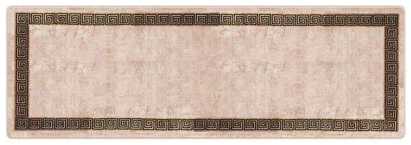 Běhoun MARSA Černý 100 x 300 cm Polyester a PVC