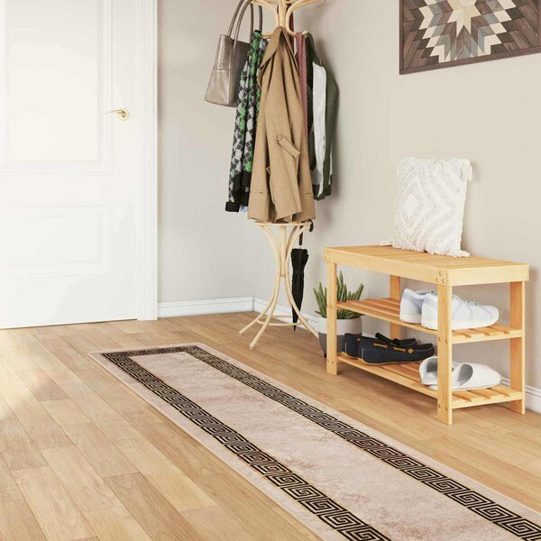 Běhoun MARSA Černý 50 x 450 cm Polyester a PVC