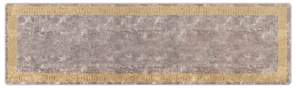 Běhoun MARSA Šedý 100 x 350 cm Polyester a PVC