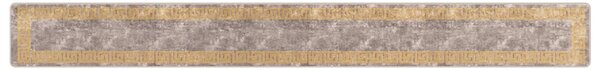 Běhoun MARSA Šedý 50 x 450 cm Polyester a PVC
