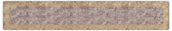 Běhoun MARSA Šedý 80 x 450 cm Polyester a PVC