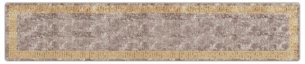 Běhoun MARSA Šedý 80 x 400 cm Polyester a PVC