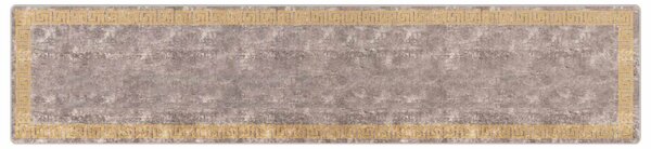 Běhoun MARSA Šedý 100 x 450 cm Polyester a PVC