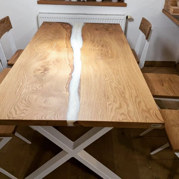 Jídelní stůl - Epoxy river table Rozměry produktu: 1500x400 (mm)