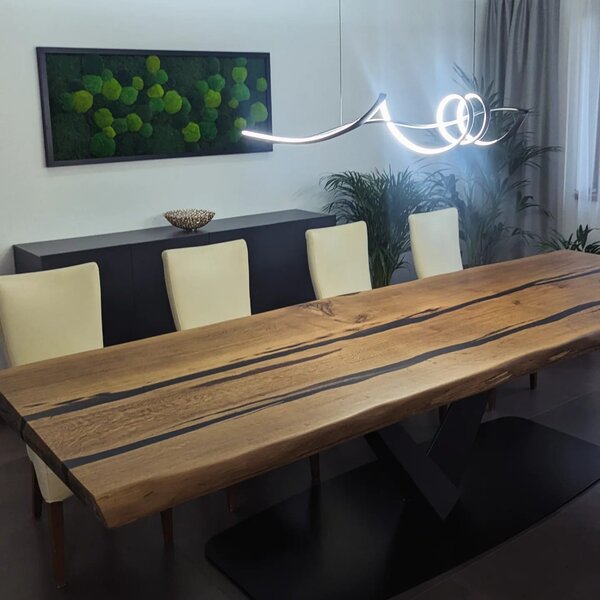 Jídelní stůl - Epoxy river table Rozměry produktu: 1500x400 (mm)