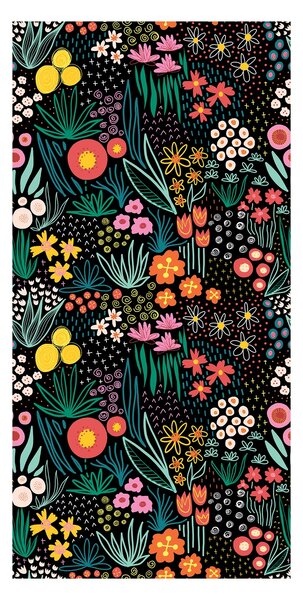 Tapeta - Luční květy, tmavé