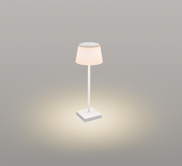CEN MRGBI-043830 Nabíjecí stmívatelné stolní LED svítidlo MARGO bílé 4W 3000K IP54 USB - CENTURY