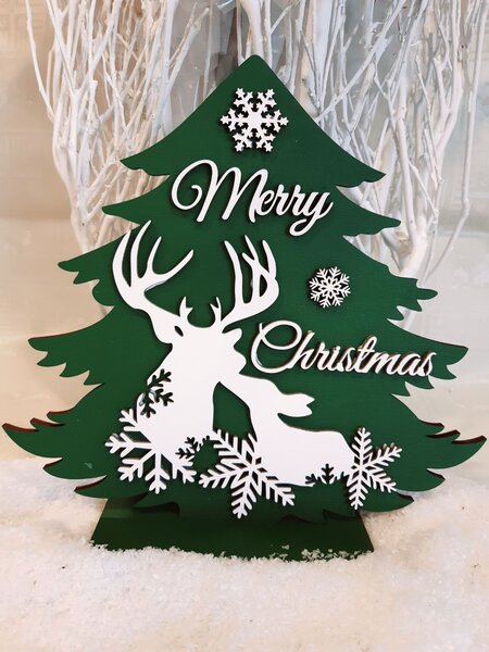 Vánoční dekorace Merry Christmas čislo: 2