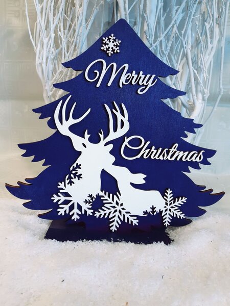 Vánoční dekorace Merry Christmas čislo: 2