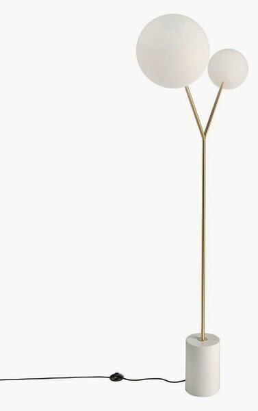 Stojací lampa's mramorovým efektem Yvette