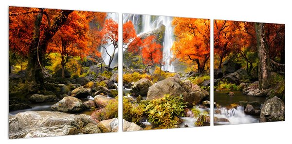 Obraz podzimní krajiny (90x30 cm)