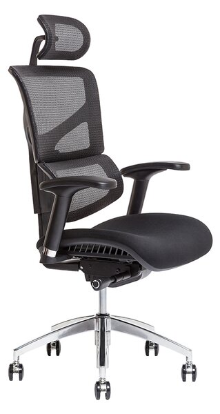 Kancelářská ergonomická židle MEROPE SP — více barev, nosnost 135 kg Antracit