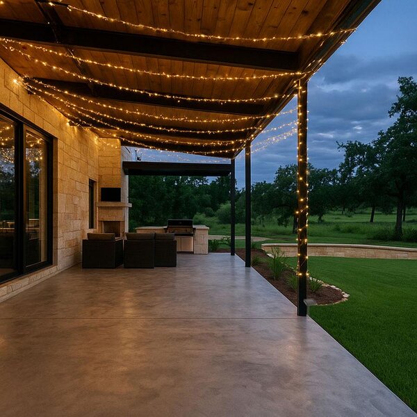 SOLIGHT LED solární řetěz 200 LED 22m teplá bílá