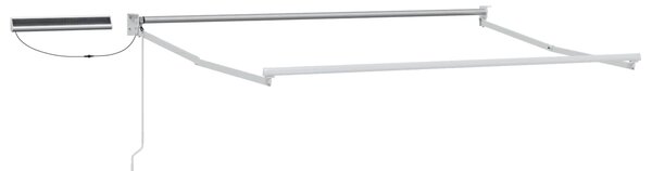 Elektrický skládací rám markýzy Bílý 3 x 2 m Ocel